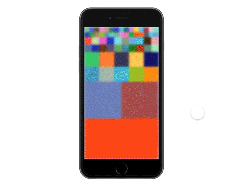 Day 2 - Framerjs - Color your day color framer gif ios prototype prototyping scroll ui