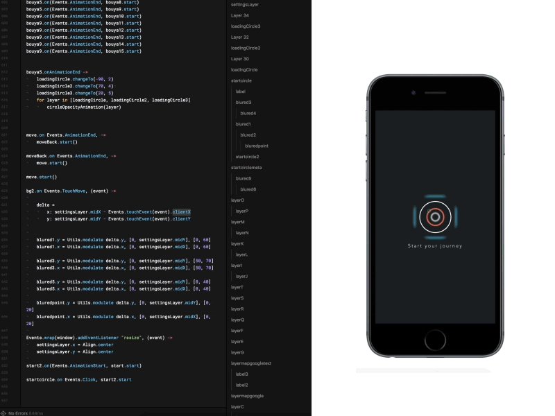 startj0urn3y.v0.1 - Step 1 - Space Agency agency animation app framer fui ios journey mars prototype space ui ux