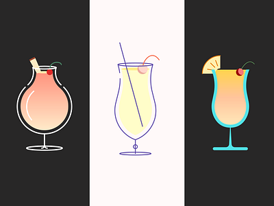 If you like pina coladas art coctail illustration pina colada vector