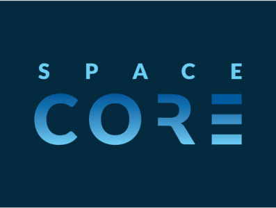 Space Core argentina branding computers logo satellite space