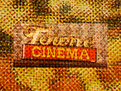 Towne Cinema cmyk desktop inspo movie theater screen tone