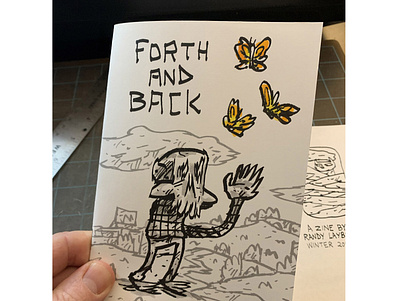 Forth And Back art drawing print sketch zine