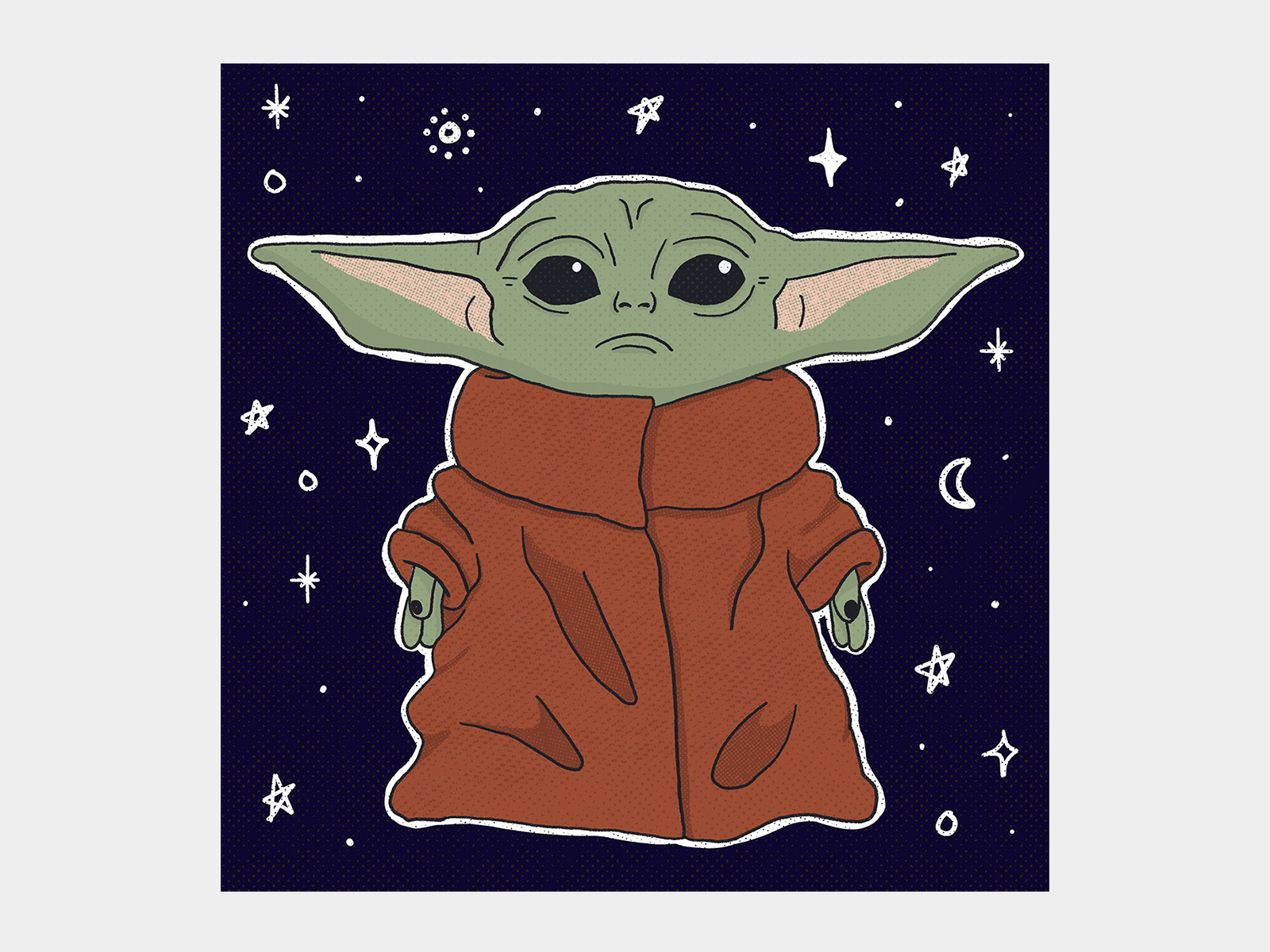 Baby Yoda ʕ·ᴥ·ʔ by Dominique Palafox on Dribbble