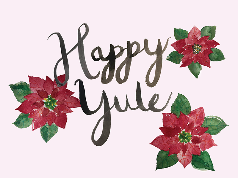 Happy Yule! ( ‿ ) by Dominique Palafox on Dribbble