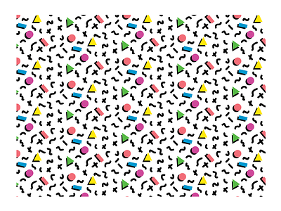 90's Textile Design 90s basic shapes memphis memphis group minimal design rainbow simple swiggle