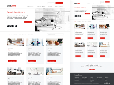 Marketing Site Design business design marketing ui web web design website website concept