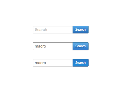 Search Bar button css input openphoto search