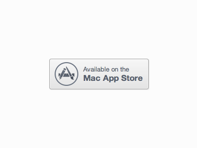 Mac App Store button by Bryce Cameron on Dribbble