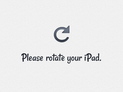 Please rotate your device css stak