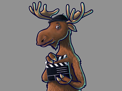 Director Moose art character design illustration