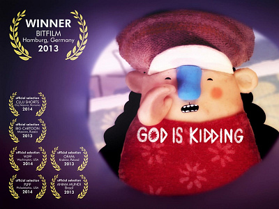 God Is Kidding animated animation bezalel charachter design children direction documentary god israel stopmotion