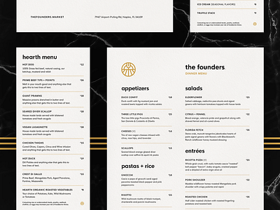 The Founders Menus