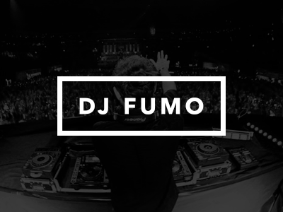 (GIF) DJ Fumo branding circles dance dj identity logo logo design music records turntables vinyls white