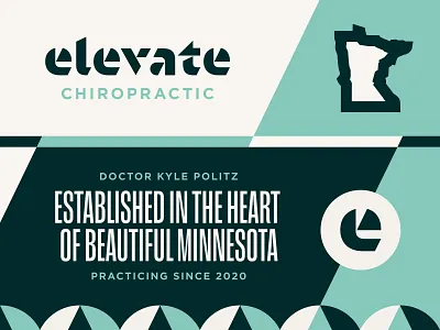 Elevate Chiropractic Brand Explorations angles brand design brand identity chiropractor geometric identity design medical medicine minneapolis minnesota park saint louis sports