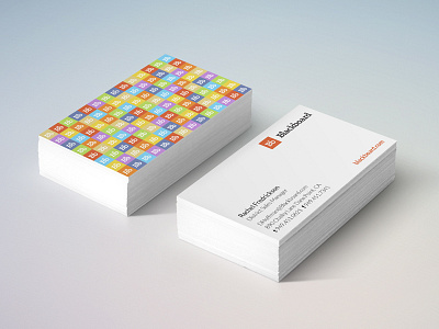 Blackboard Business Cards blackboard branding bright business business cards cards colorful pattern print rebrand school simple