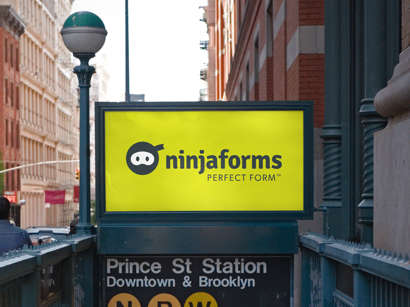 Ninja Forms branding business cards focus lab form logo logomark logotype ninja ninja forms packaging print shirt