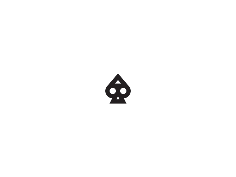 Ace of spades queen logo by Nagual on Dribbble