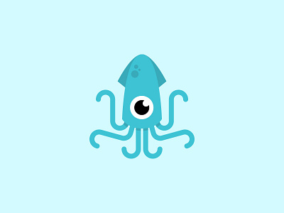 Squid character creature focus lab fun illustration octopus squid tentacles