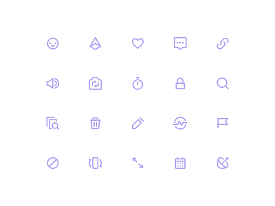 Twitch Iconography icon iconography icons minimal monoline simple twitch