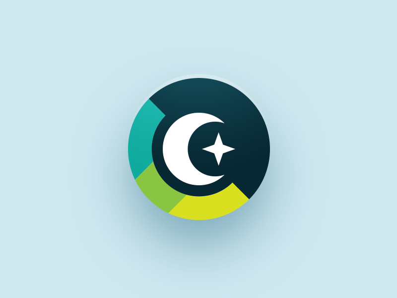 🌙✨ secret iconography web app icon color palette stars moon desktop app icon web