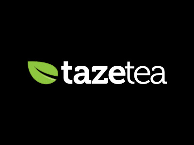 Taze Tea leaf logo tea