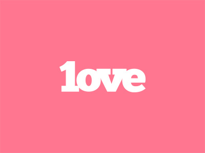 One Love branding bear logo love one one love pink scad white