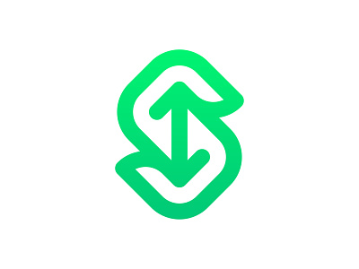 Letter S, arrows | Splitskiez Logo Design