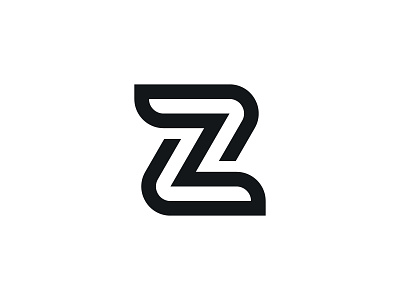 ZOMIKU Logo Design black and white branding bw letter z logo design logo designer minimal modern monogram simple technology z