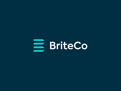 BriteCo Logo - Letter B bright finance graph financial technology financing initial logo letter b logo technology platform
