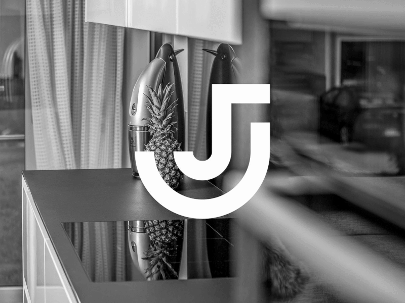 Jump Living Logo co living co living space gradient home home lease j logo letter j logo minimalist modern monogram symbol versatile