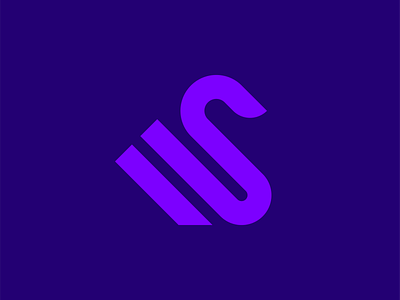 Swan + Letter S Logo