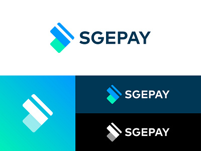 SGEPAY Logo Design arrow branding colorful credit card dynamic financial technology forward thinking futuristic gradient logo design logo designer modern modern minimalistic simple movement online payment gateway service payment logo symbol technology