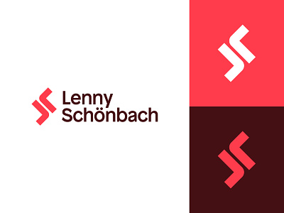 LS Monogram abstract colorful consulting dynamic letter logo letter s letter l logo designer ls monogram mark minimal minimalist modern red white black symbol