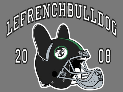 LeFrenchBulldog SuperBowl HELMET