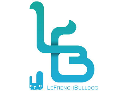 LeFrenchBulldog LOGO logo