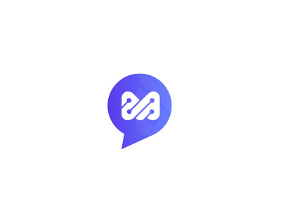 Mozhi / Chat Idea lettering logo minimal mozhi