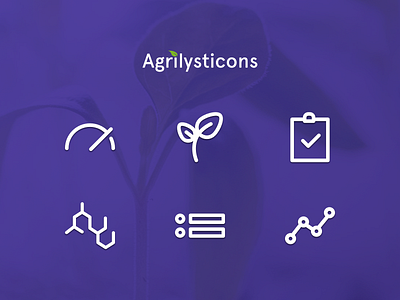 More Agrilysticons agrilyst icons monoline ui