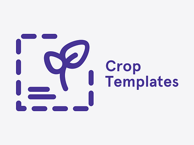 Crop Templates Icon agriculture apercu crop farming icon monoline