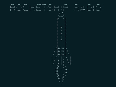 Coded Rockets ascii code rocketship rocketship radio
