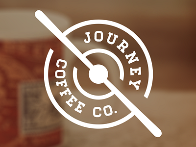 Journey Coffee aviation coffee logo propeller