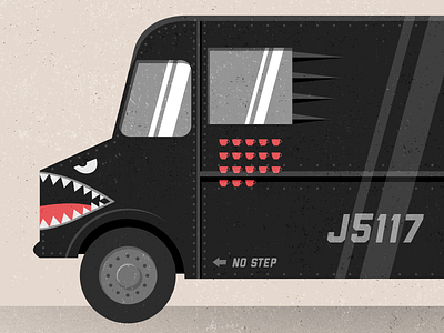 Journey Truck coffee illustration jaws journey truck