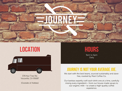 Journey Coffee Co. Website web design website