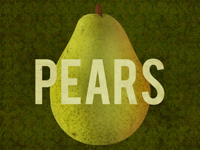 Pears bebas fruit green illustration