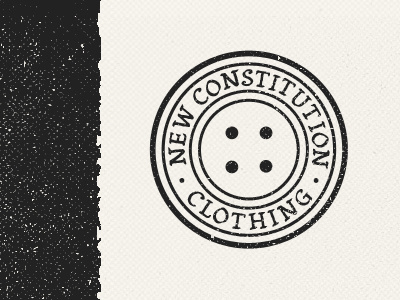 New Constitution? button logo yanone tagesschrift