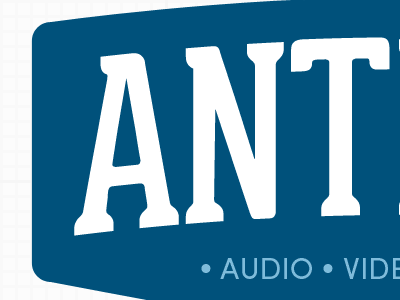 Anthem blue geared logo