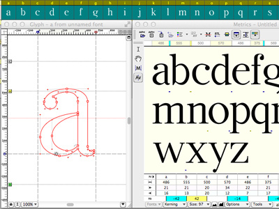 #step 1: Type Design {in progress} design fontlab guerriero type typographie