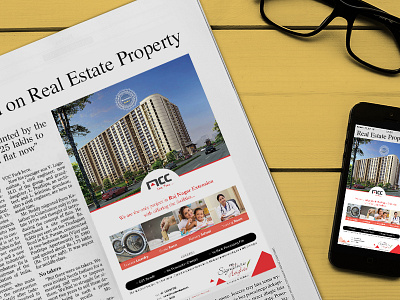 Mcc Ad ad design newspaper property real estate