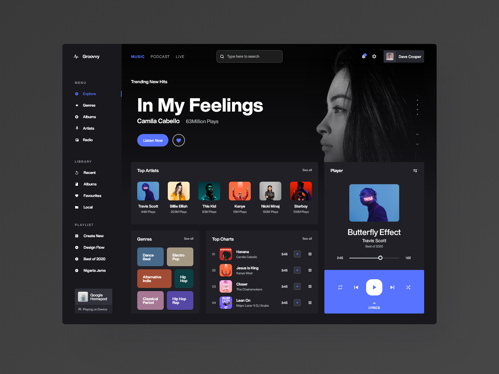 music desktop player