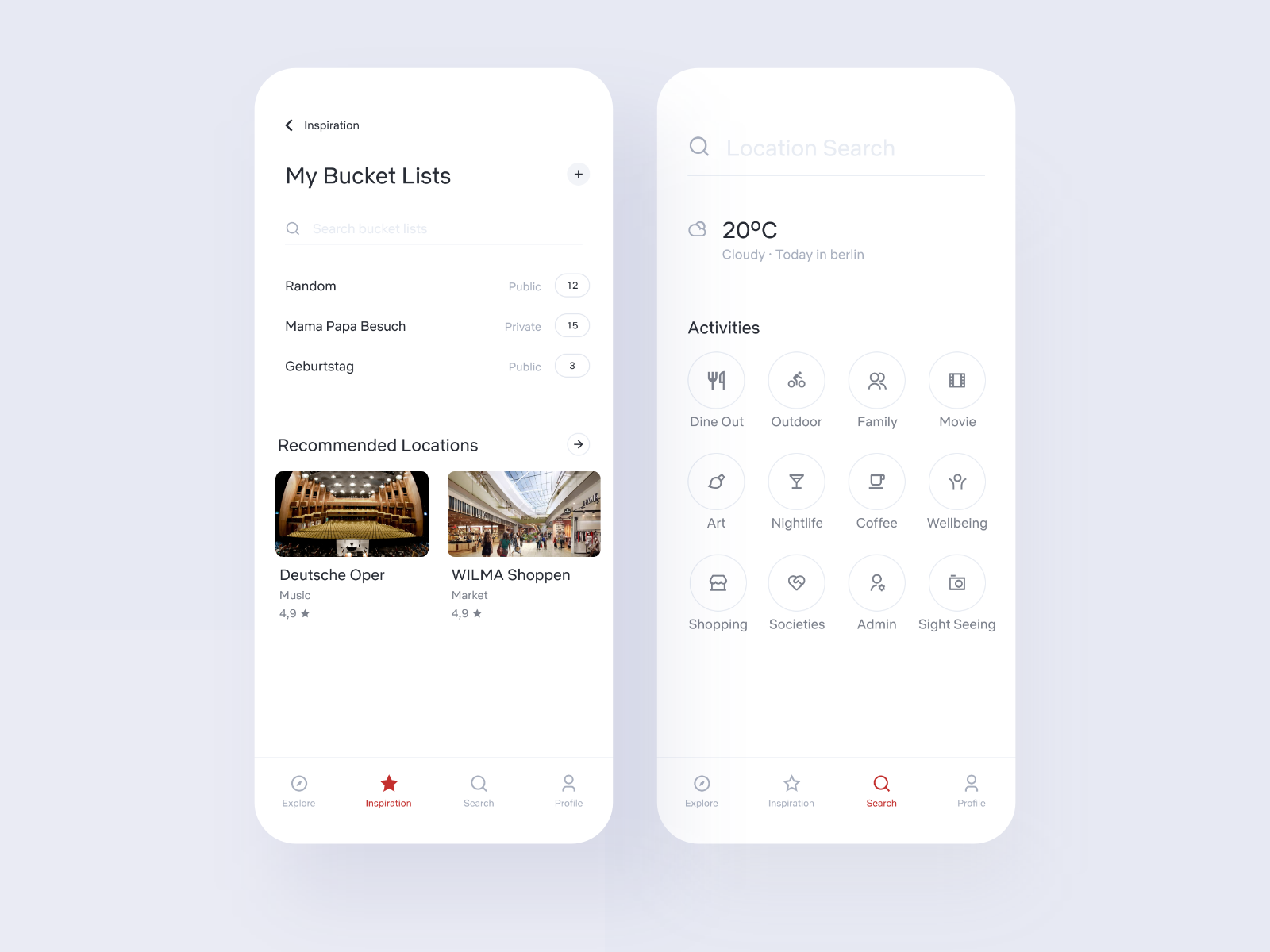 Tourist App — Bucket List & Search by Emmanuel Ikechukwu for New Monday on Dribbble