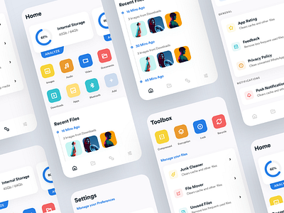 File Manager app app clean design file file manager ios minimal mobile